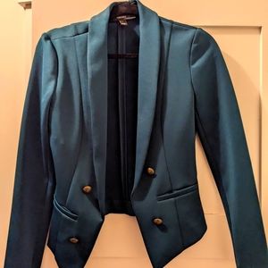 Like new green open blazer